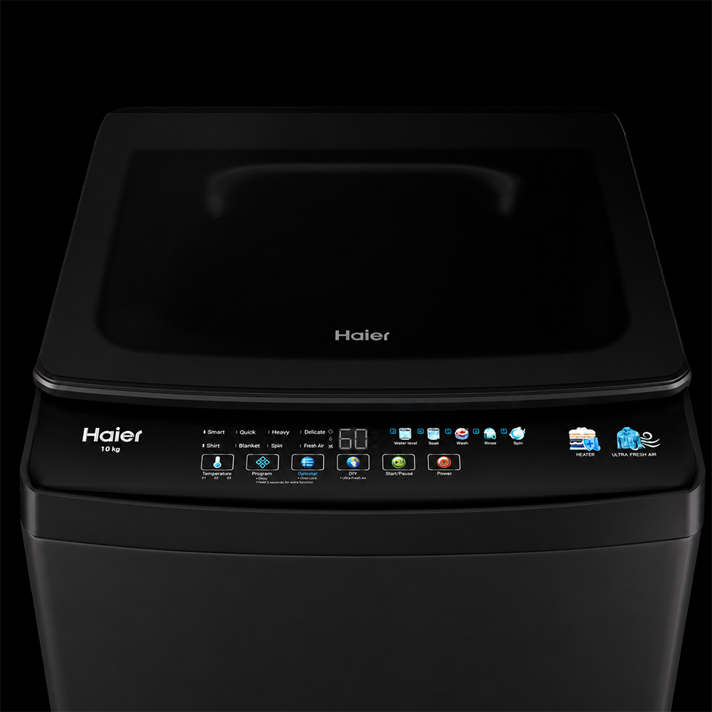Haier 10KG Top Load Washing Washing Machine (HWM100-H326BK)